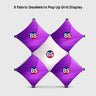 X Fabric GeoMetrix Pop Up Grid Display