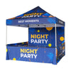 3m x 3m Custom Event Tent with Folding Counter Table