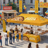 3x6m Canopy Tent with Peak Flag Kit