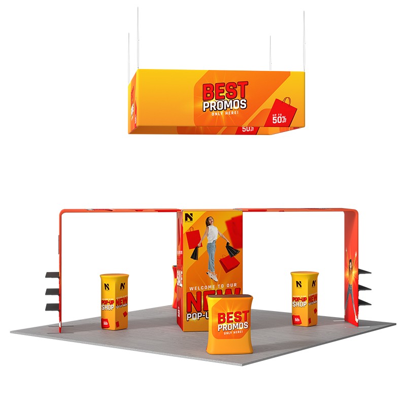 Modular Booth Kits 6m x 6m - Model 08