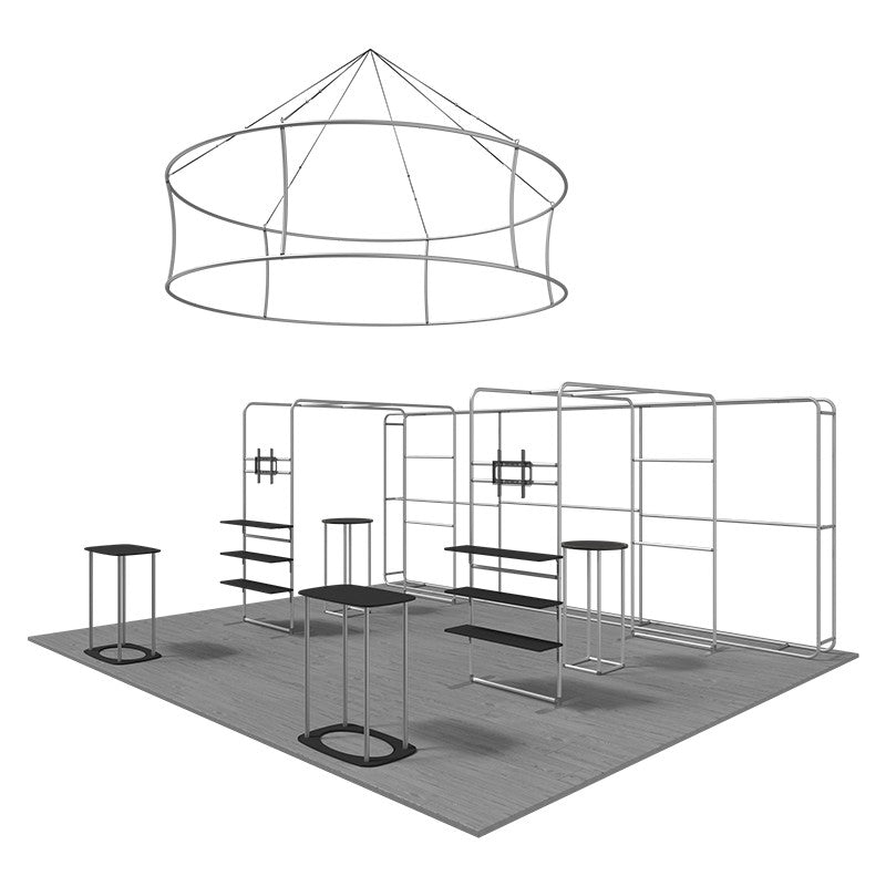 Modular Booth Kits 6m x 6m - Model 09