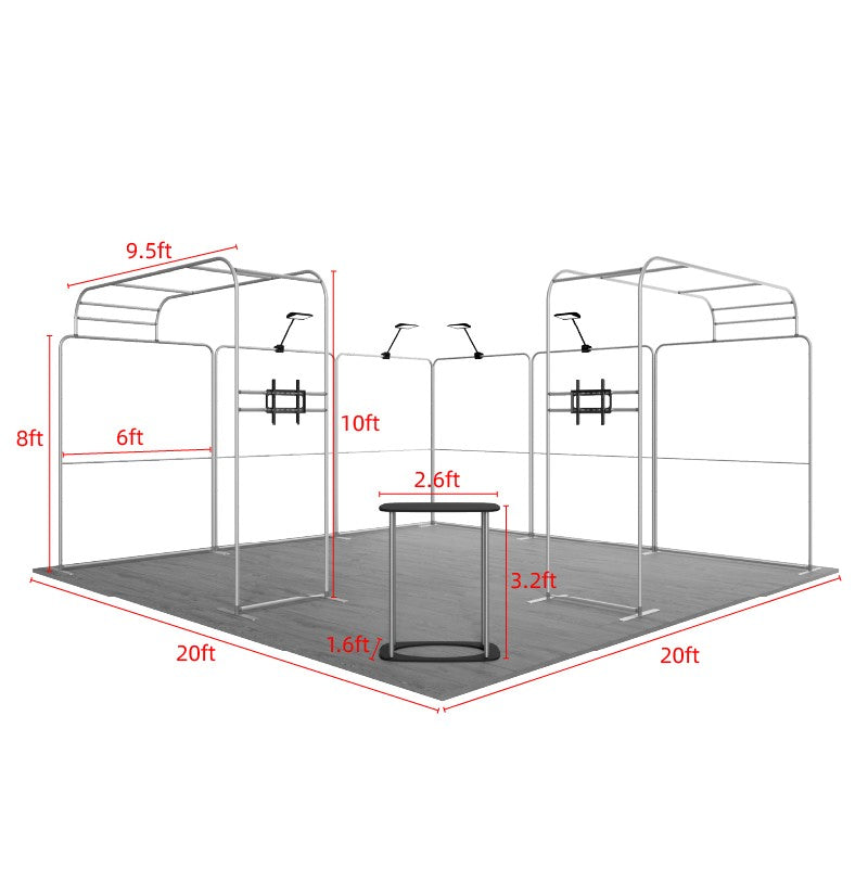 Modular Booth Kits 6m x 6m - Model 19