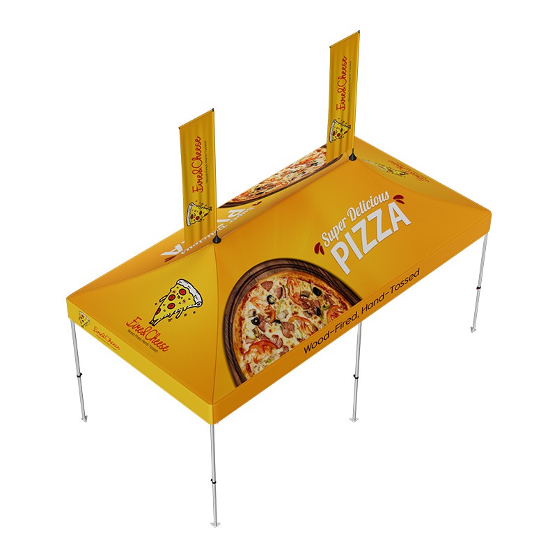 3x6m Canopy Tent with Peak Flag Kit