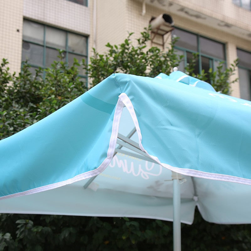 Square Patio Umbrella With Valances – 2m x 2m