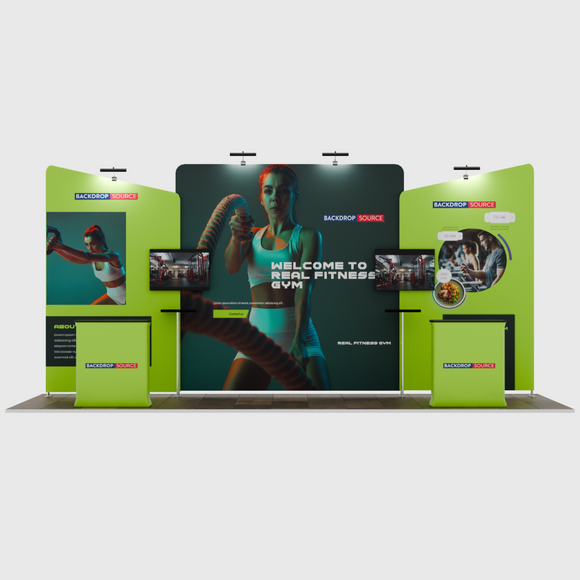 Portable Exhibit Display 6m x 3m - Model 6