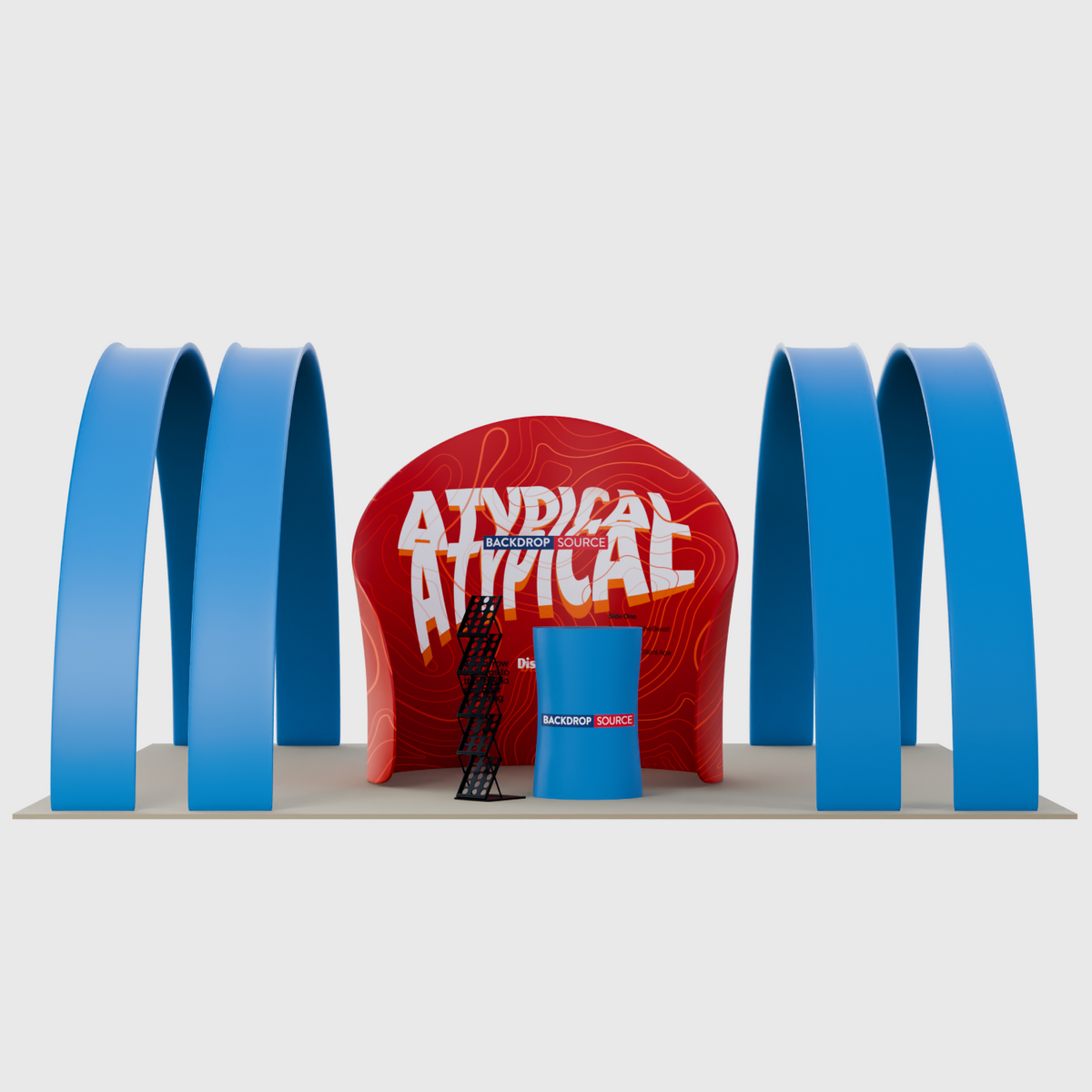 6m x 3m Meeting Pod with Round Arch Exhibition Kit