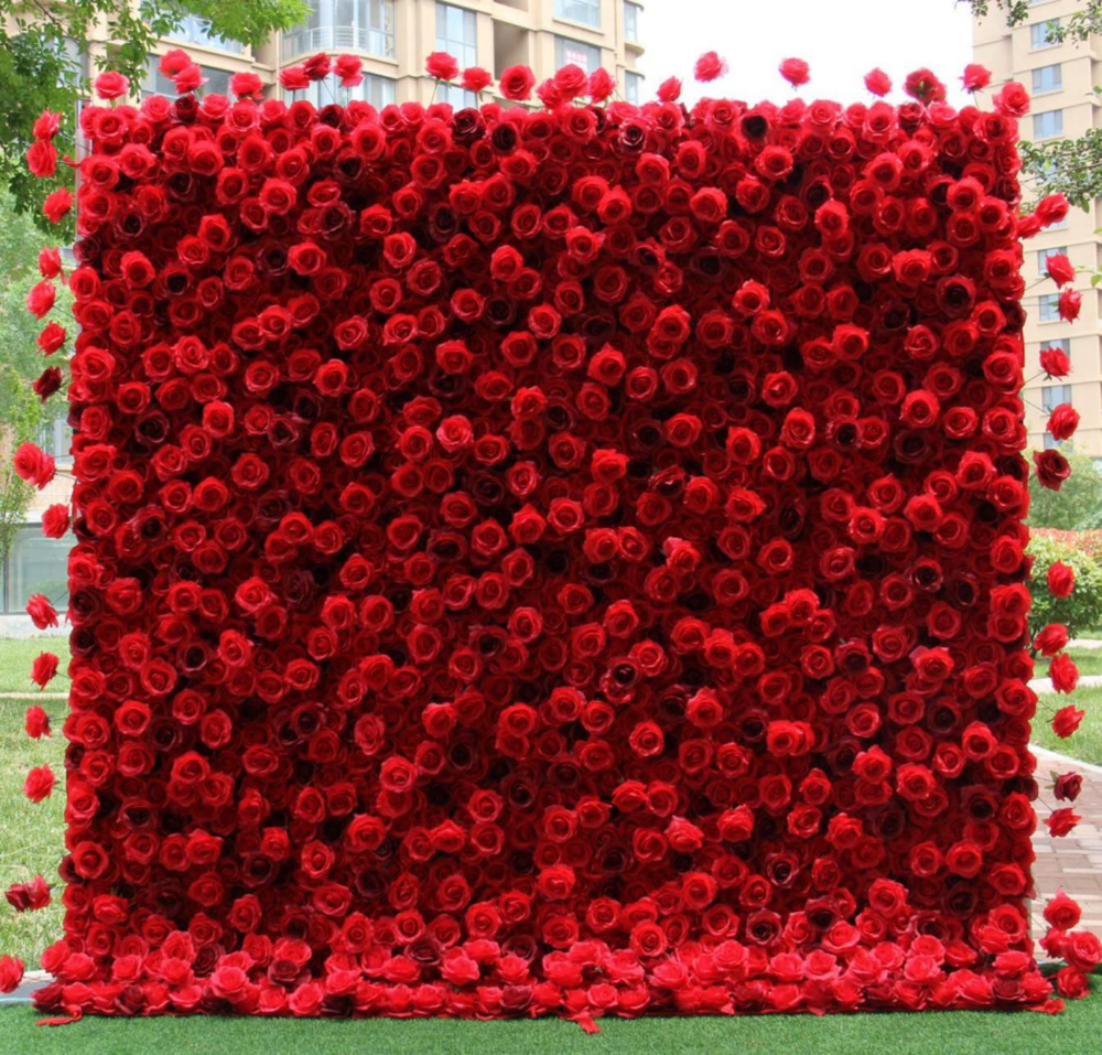Artificial Floral Event Wall Backdrop – Style 42