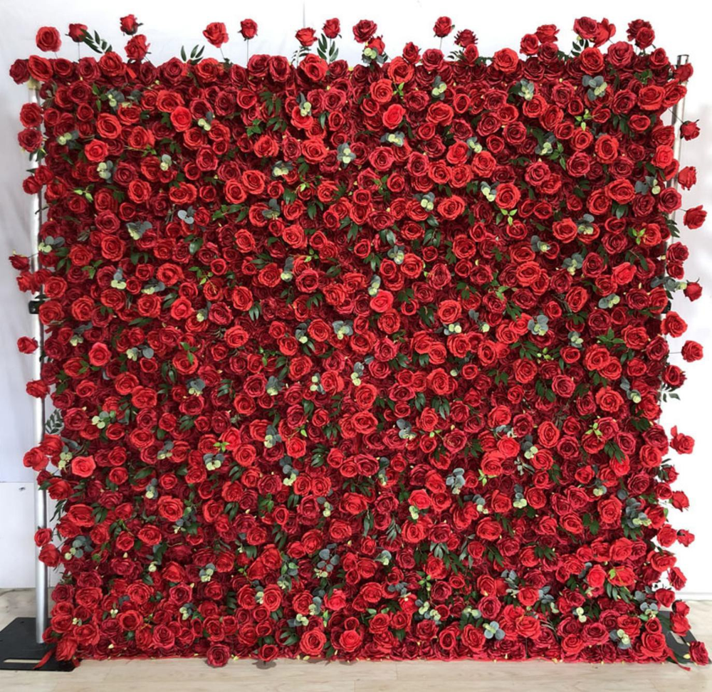 Artificial Floral Event Wall Backdrop – Style 66