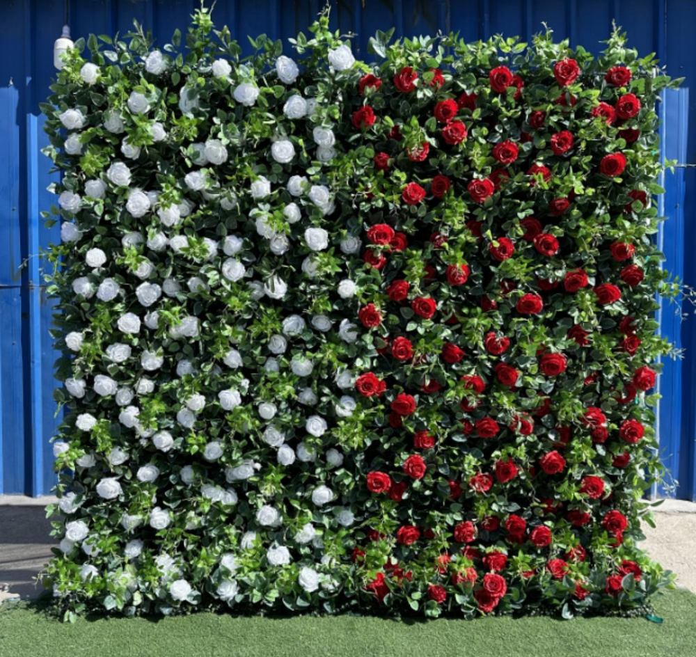 Artificial Floral Event Wall Backdrop – Style 74