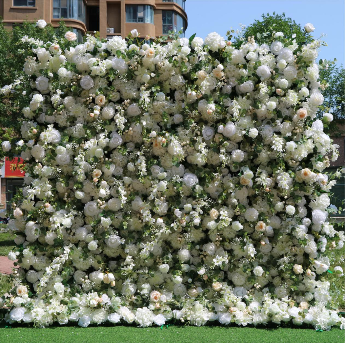 Artificial Floral Event Wall Backdrop – Style 47