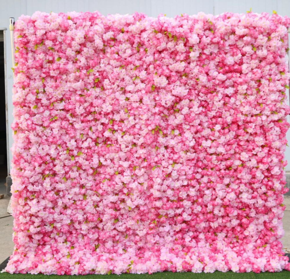 Artificial Floral Event Wall Backdrop – Style 07