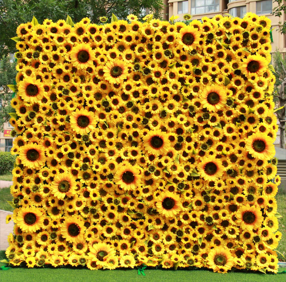 Artificial Floral Event Wall Backdrop – Style 09