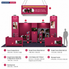 Modular Booth Kits 6m x 6m - Model 07